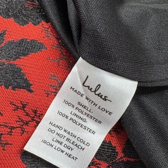 NWT Lulus Made for Elegance Black Floral Jacquard Strapless Mini Dress - Picture 8 of 9